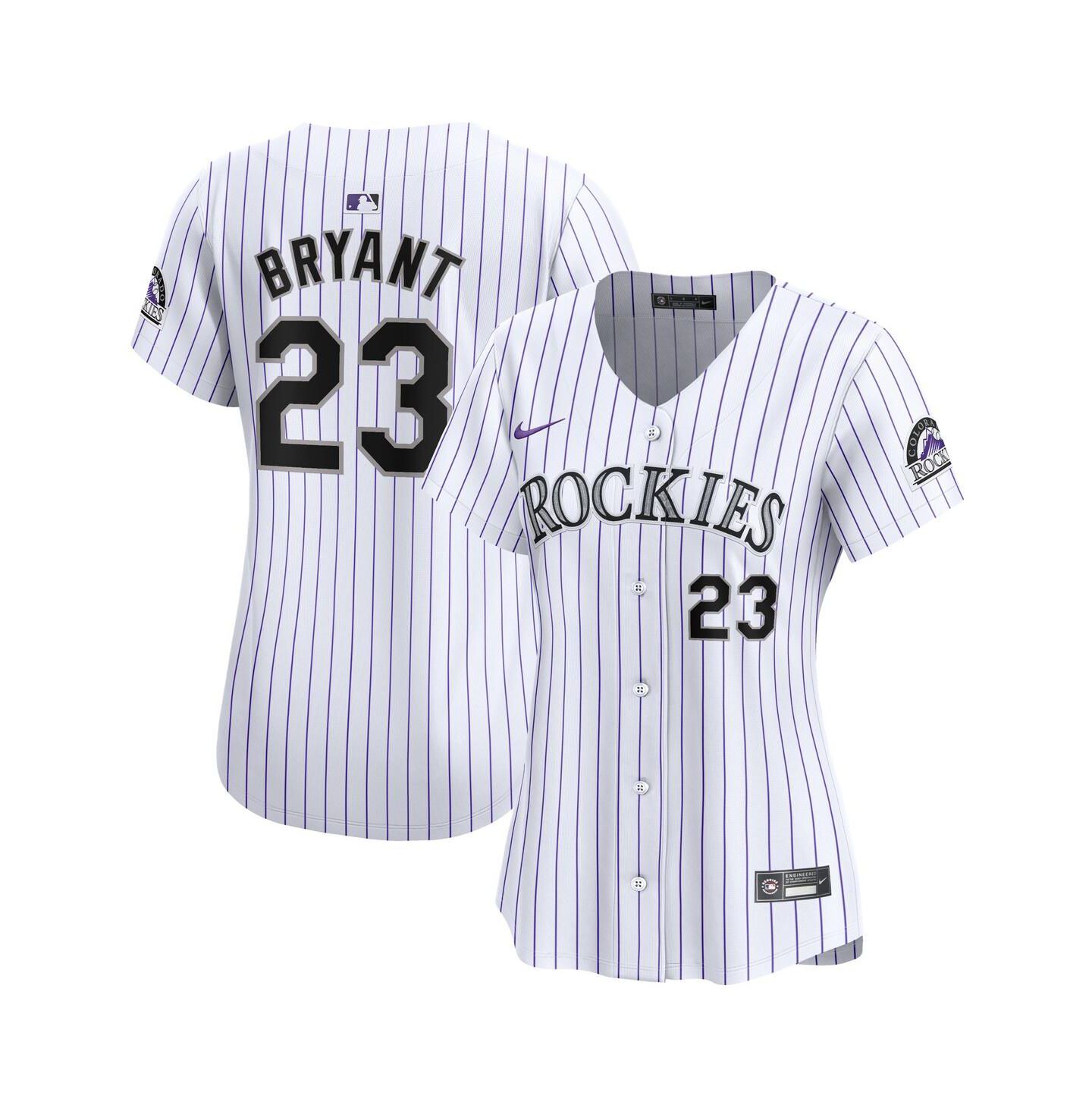 Женский топ Nike Kris Bryant White Colorado Rockies Home Limited Player Jersey — фото 1