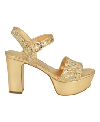 Women's Haldemiy Two Band Ankle Strap Platform Dress Sandals