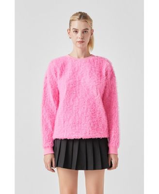 Women's Tulle Oversize Sweater