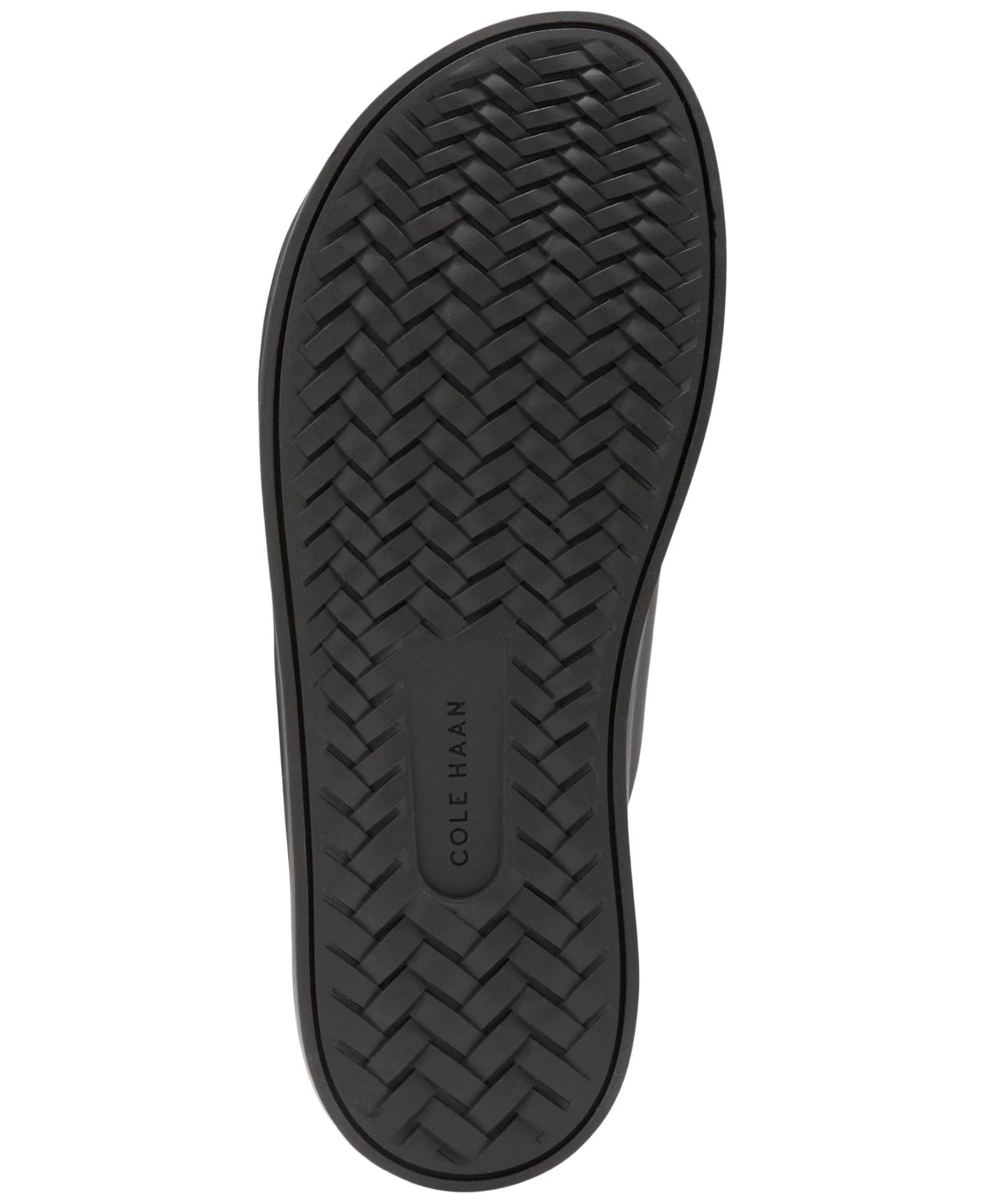 Мужские сандалии Cole Haan Nantucket Cross Strap Slip-On Slide, цвет: Чёрный — фото 6