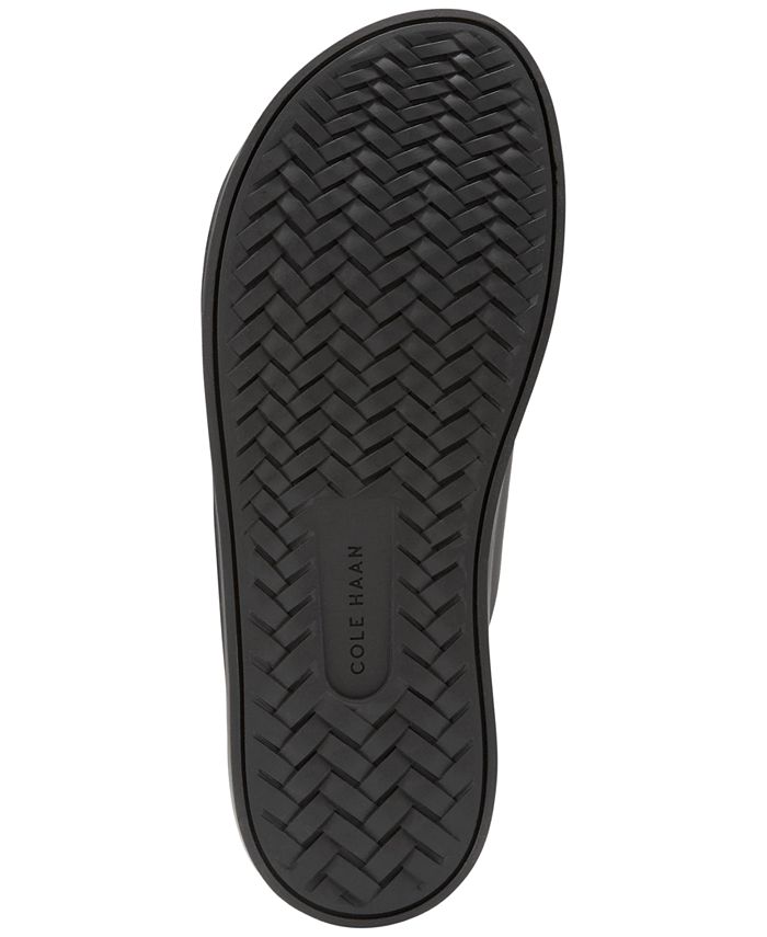 Cole Haan Men's Nantucket Cross Strap Slip-On Slide Sandals - Macy's