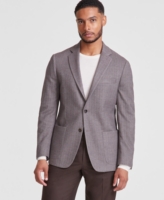 Michael Kors Men's Classic Fit Herringbone Woven Sport Coat - Taupe