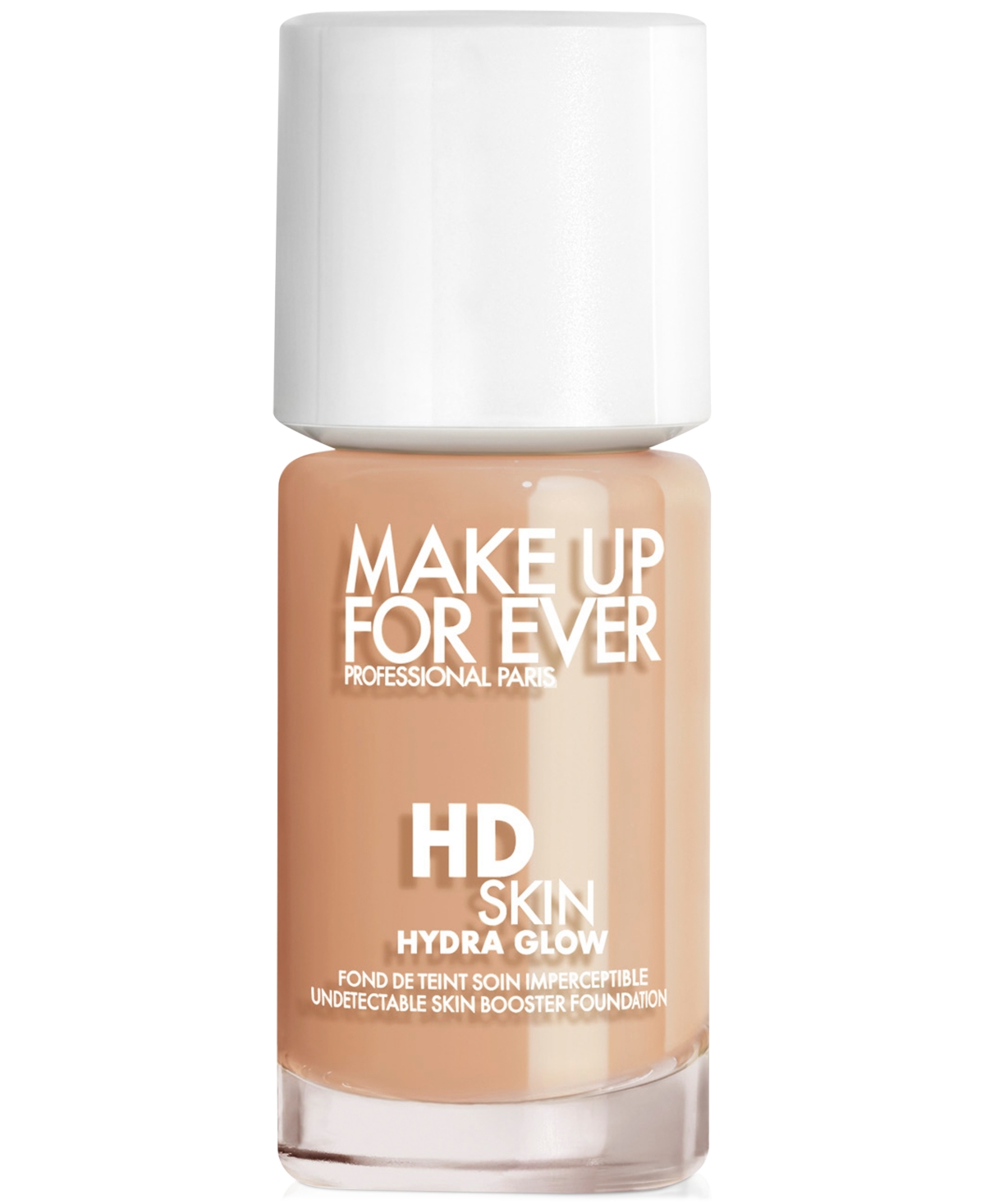 Shop Make Up For Ever Hd Skin Hydra Glow Skincare Foundation With Hyaluronic Acid In N - Beigeâ Â - For Light Skin With Neut