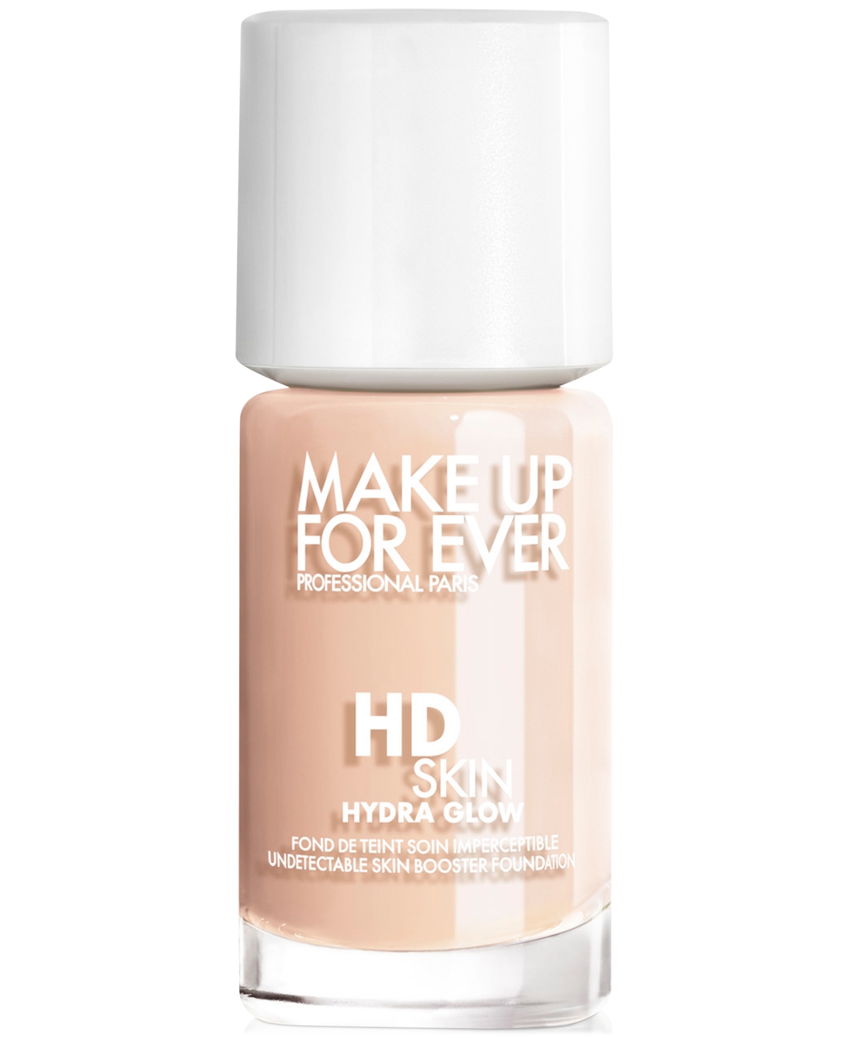 Shop Make Up For Ever Hd Skin Hydra Glow Skincare Foundation With Hyaluronic Acid In R - Cool Alabaster - For Fair Skin With