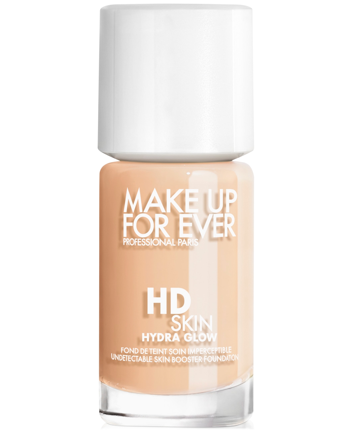 Shop Make Up For Ever Hd Skin Hydra Glow Skincare Foundation With Hyaluronic Acid In Y - Warm Porcelainâ - For Fair To Light