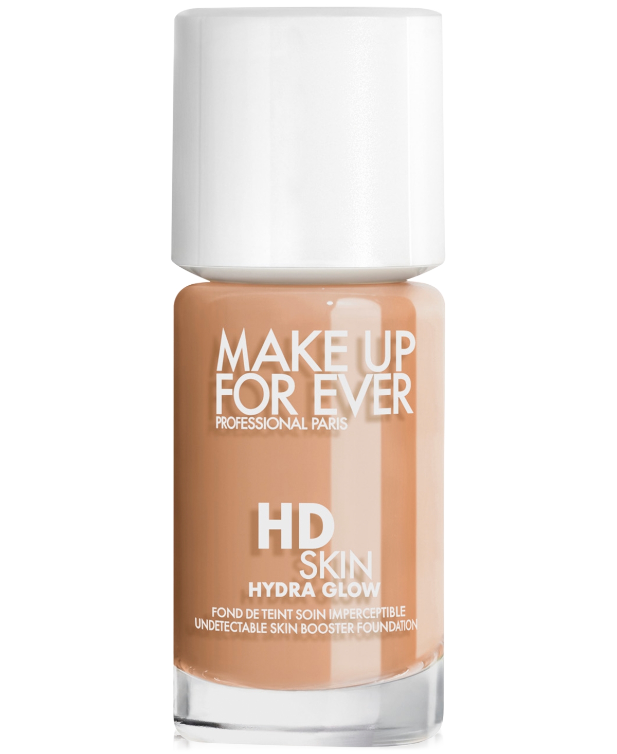 Shop Make Up For Ever Hd Skin Hydra Glow Skincare Foundation With Hyaluronic Acid In R - Cool Caramelâ - For Medium To Tan S