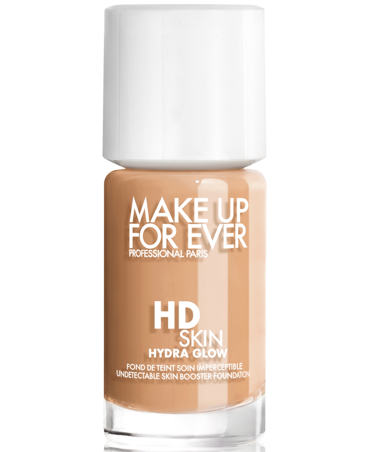 Shop Make Up For Ever Hd Skin Hydra Glow Skincare Foundation With Hyaluronic Acid In Y - Cool Honeyâ - For Medium To Tan Ski