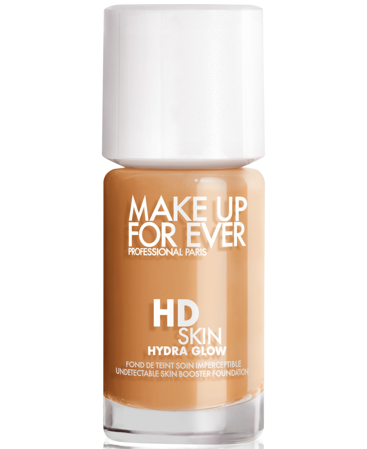 Shop Make Up For Ever Hd Skin Hydra Glow Skincare Foundation With Hyaluronic Acid In Y - Warm Cinnamonâ - For Tan Skin With 