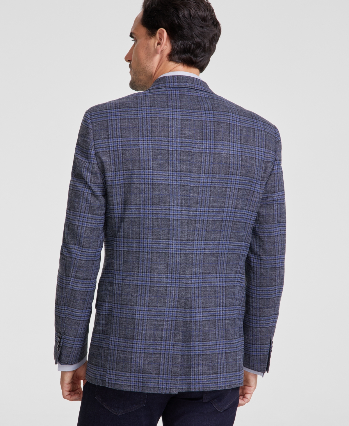 Michael Kors Men Classic-Fit Plaid Sport Coat