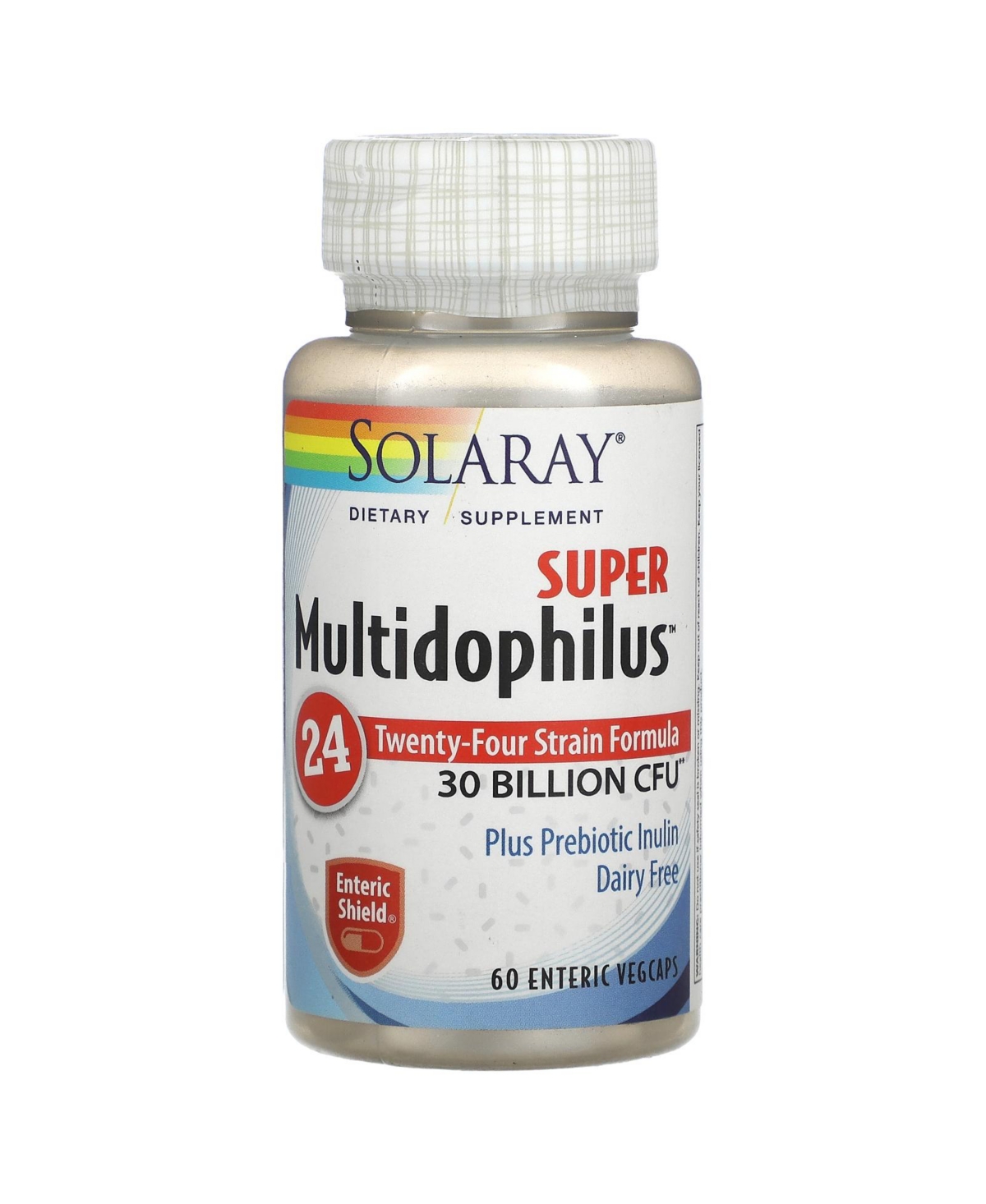 Super Multidophilus 30 Billion - 60 Enteric Vegcaps (15 Billion Cfu per Capsule) - Assorted Pre-Pack