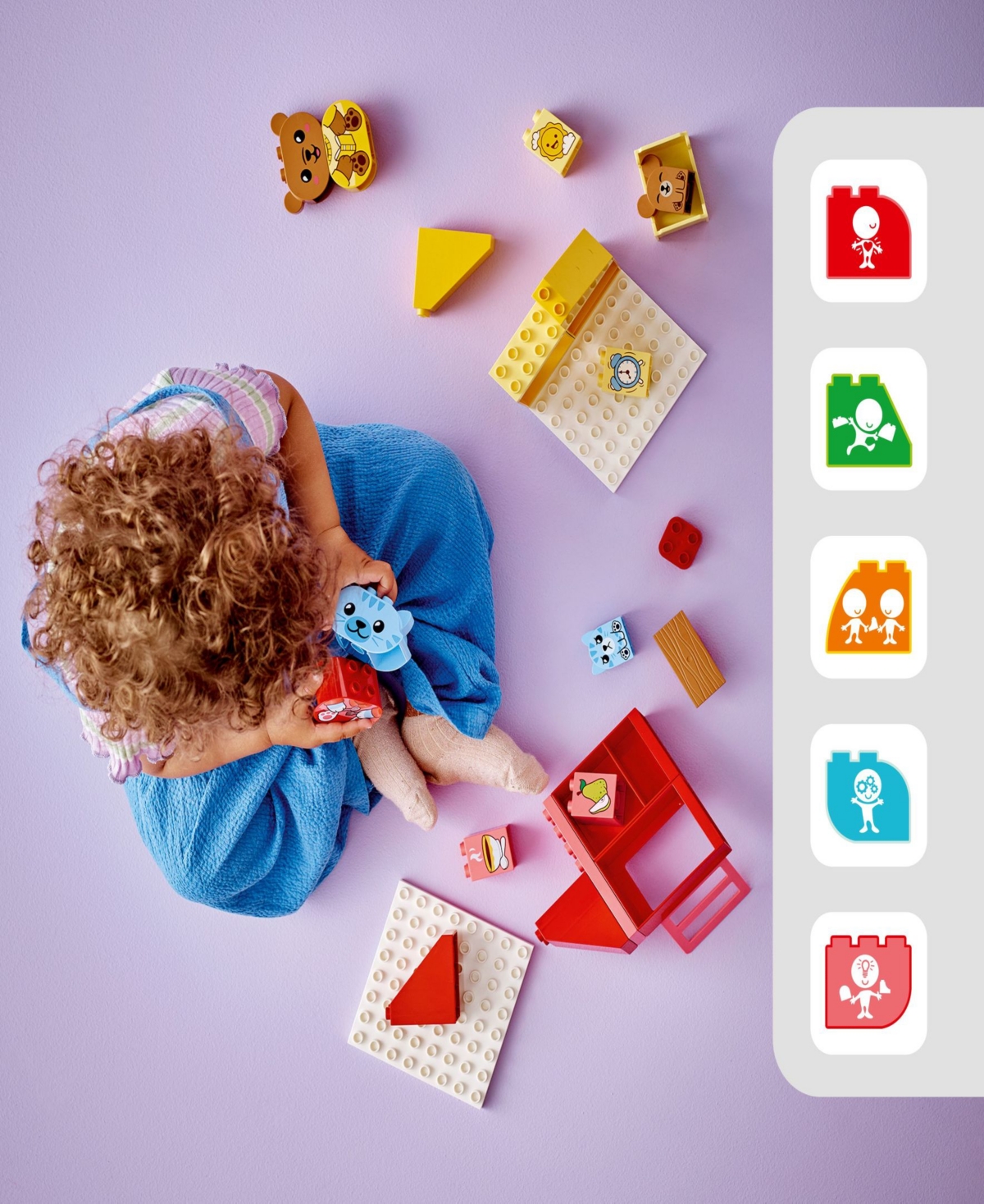 LEGO DUPLO MY FIRST DAILY ROUTINES- EATING BEDTIME TOY 10414, 28 PIECES 