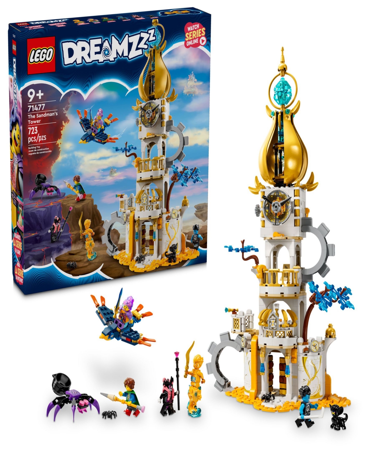 Shop Lego Dreamzzz The Sandman's Tower Building Set 71477, 723 Pieces In Multicolor