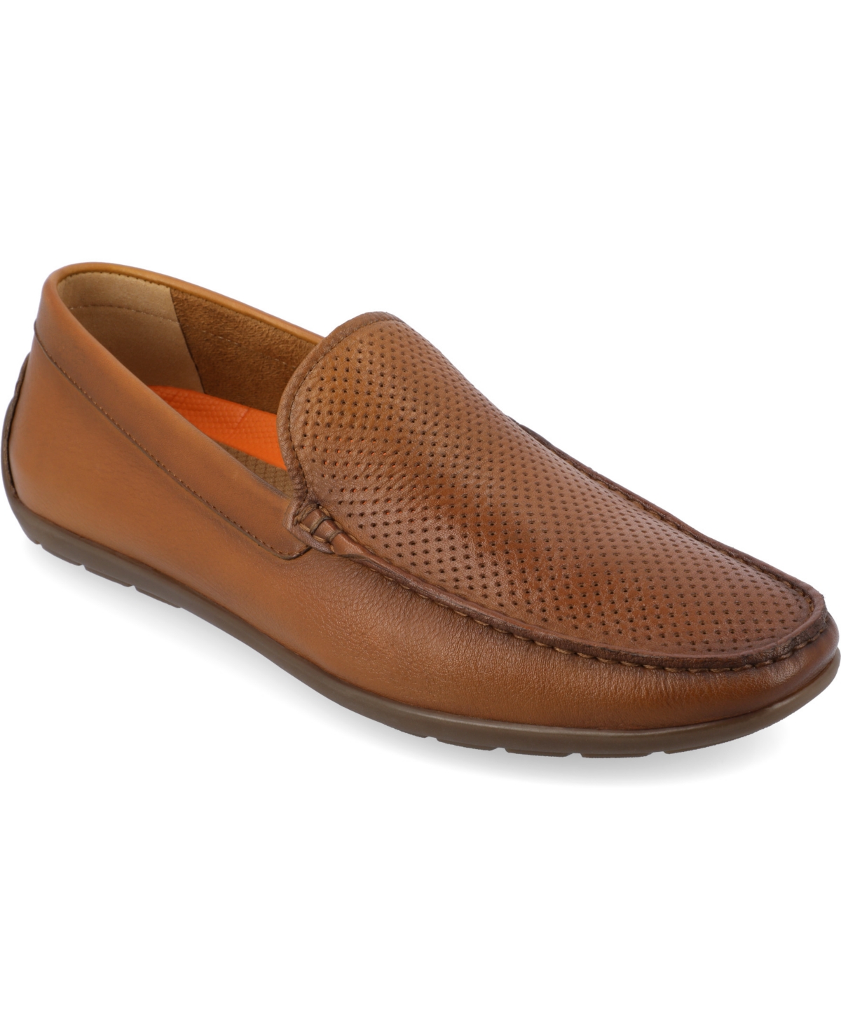 Men's Jaden Tru Comfort Foam Moc Toe Slip-On Driving Loafers - Mahogany