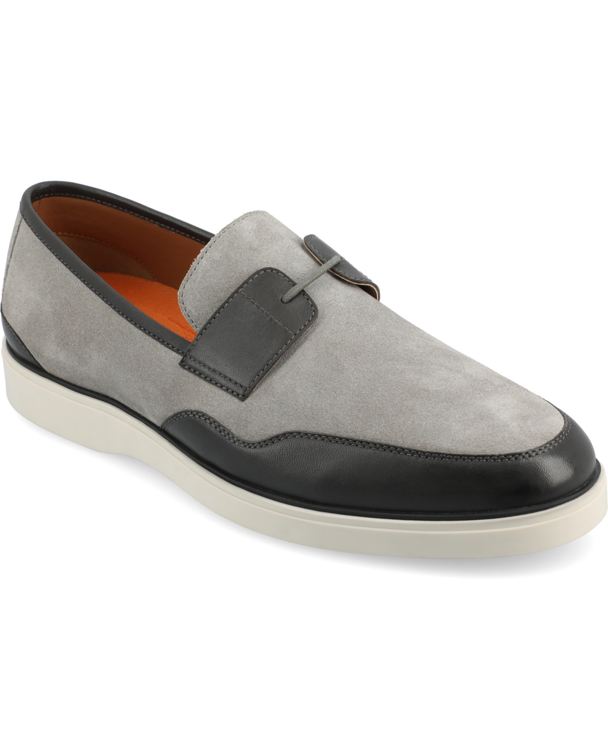 Shop Thomas & Vine Men's Lachlan Tru Comfort Foam Slip-on Loafers In Gray
