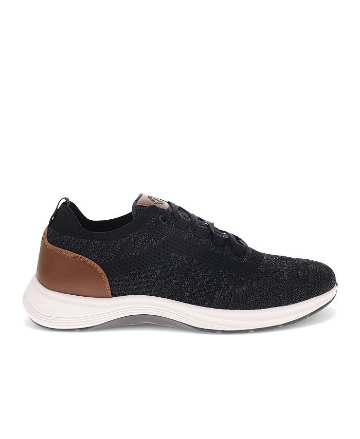 Dockers Bardwell Scarpe Uomo Casual In Maglia | Leggere Con Lacci, Blu Navy/Marrone Chiaro, 41.5 EU