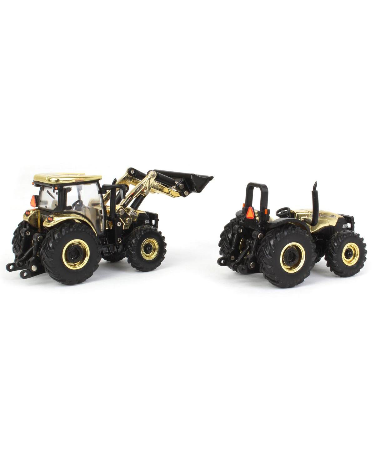 Chrome Chase 1/64 Case Ih Farmall 115A & 105A Farm Show - Gold