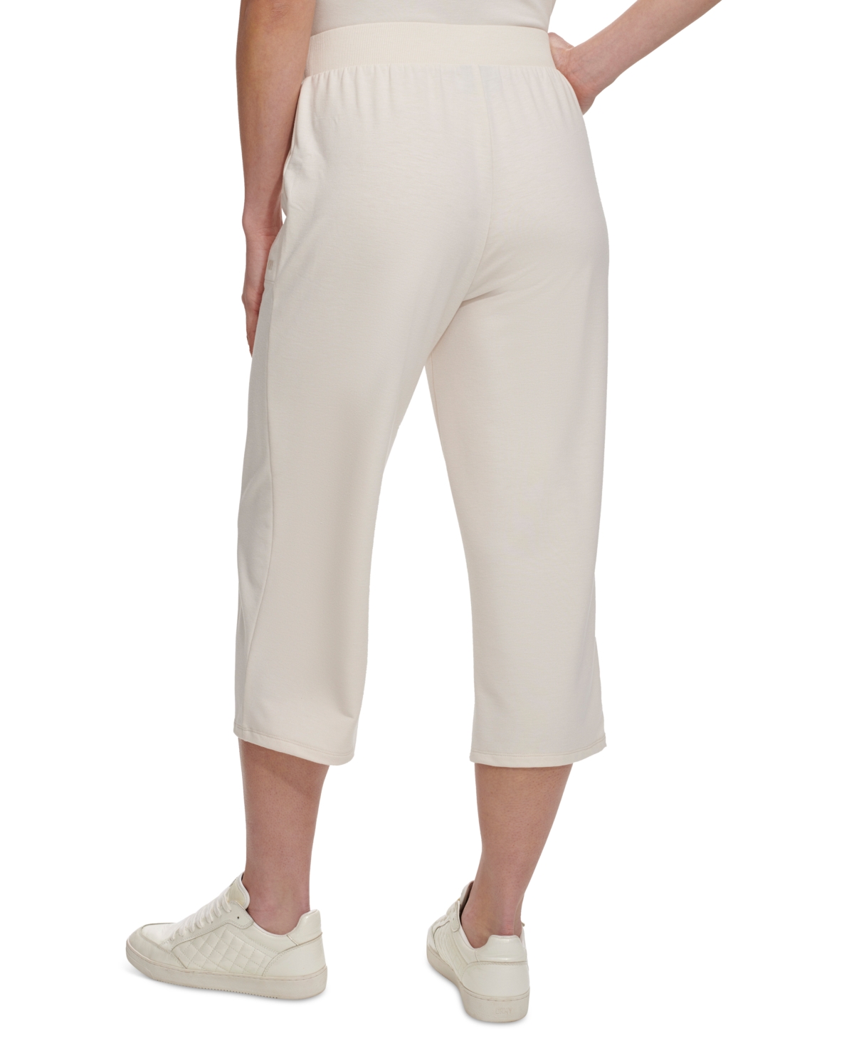 Dkny Sport Women's High-Rise Cropped Wide-Leg Pants