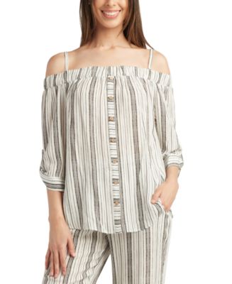 macy's elbow sleeve top