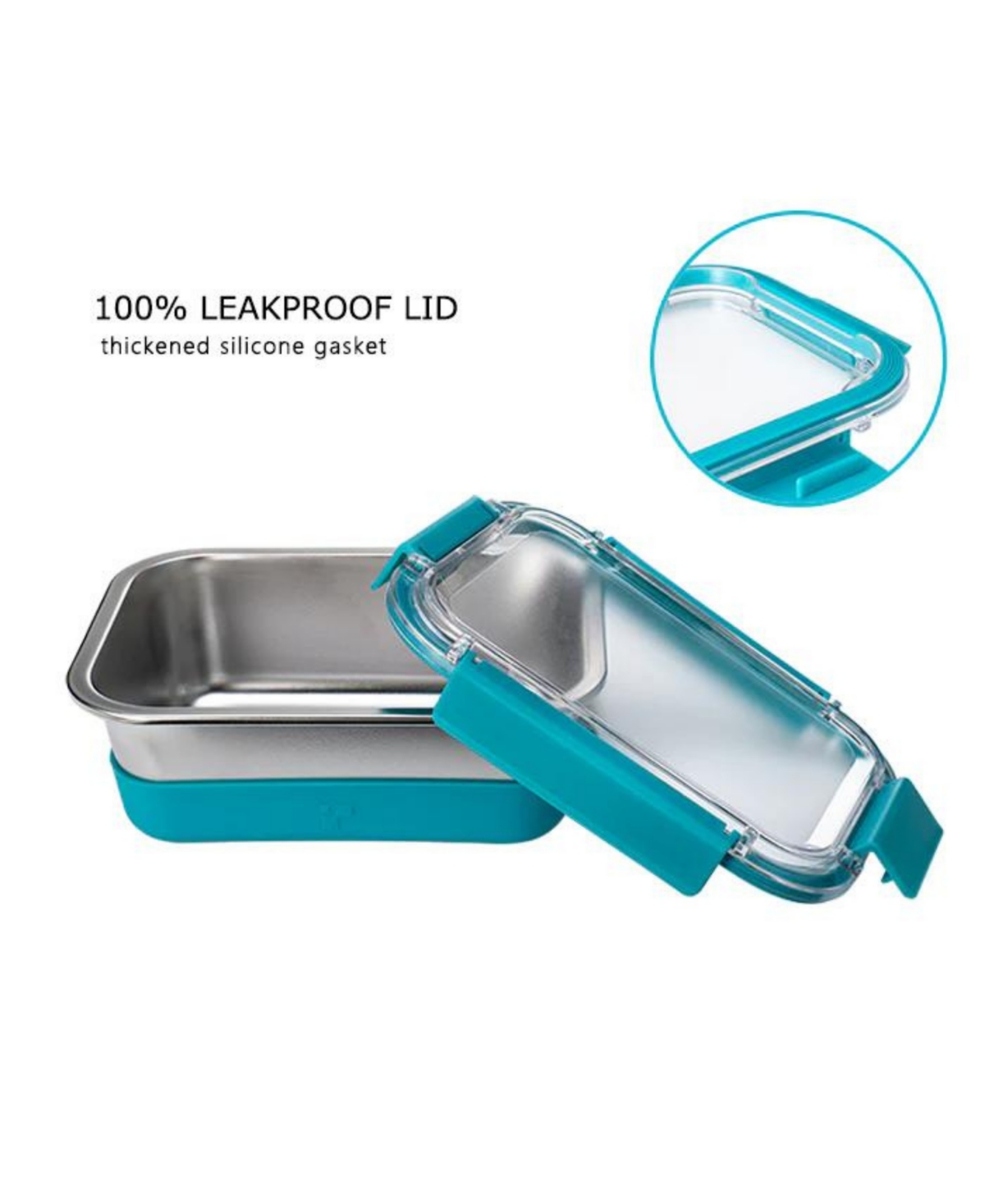 Shop Fenger Stainless Steel Leak Resistant Container With Ms Lid And Silicone Sleeve In Teal