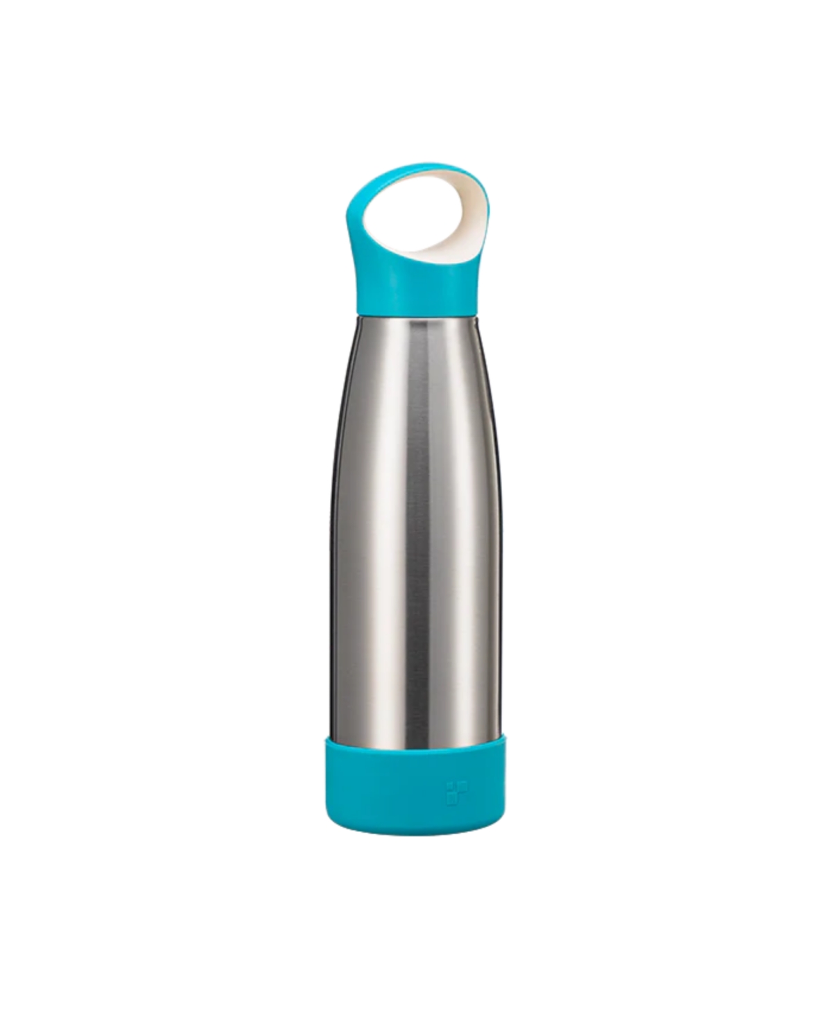 Fenger Stainless Steel Vacuum Insulated Water Bottle With Silicone Base And Handle Lid In Teal