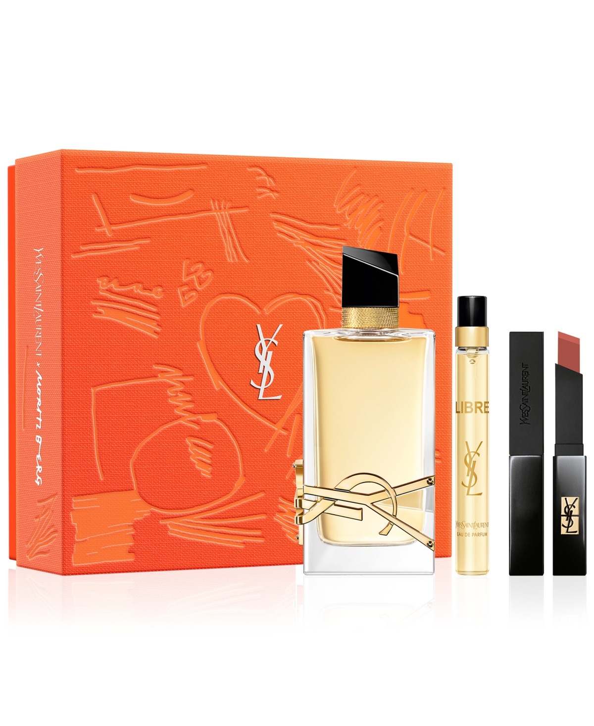 Saint Laurent 3-pc. Libre Eau De Parfum & Slim Velvet Radical Lipstick Gift Set, Created For Macy's In No Color