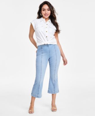 Cropped flare jeans petite best sale