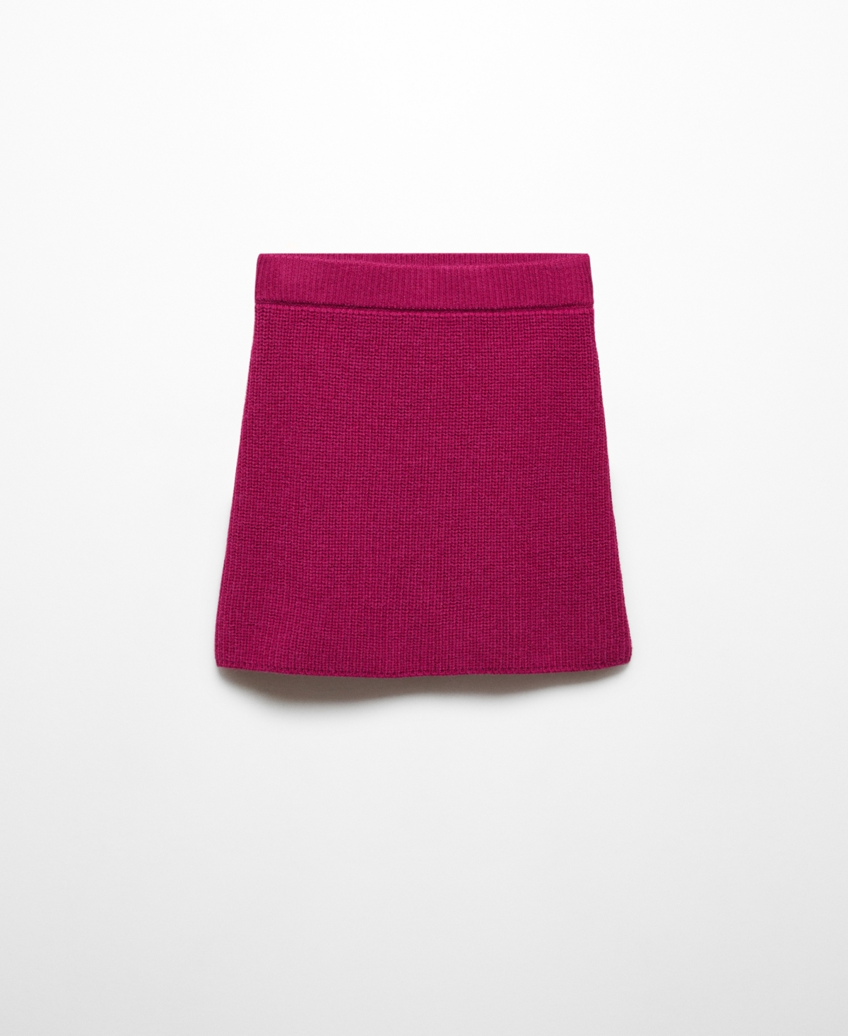 Mango Women's Short Knitted Skirt In Purple