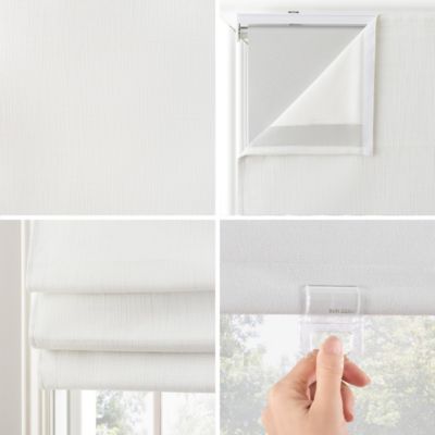 Pryer Textured 100% Blackout Cordless Roman Shade