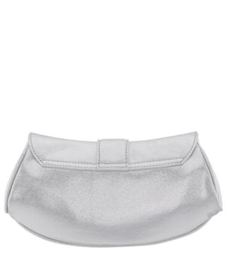 Crystal Heart Adorned Clutch Handbag