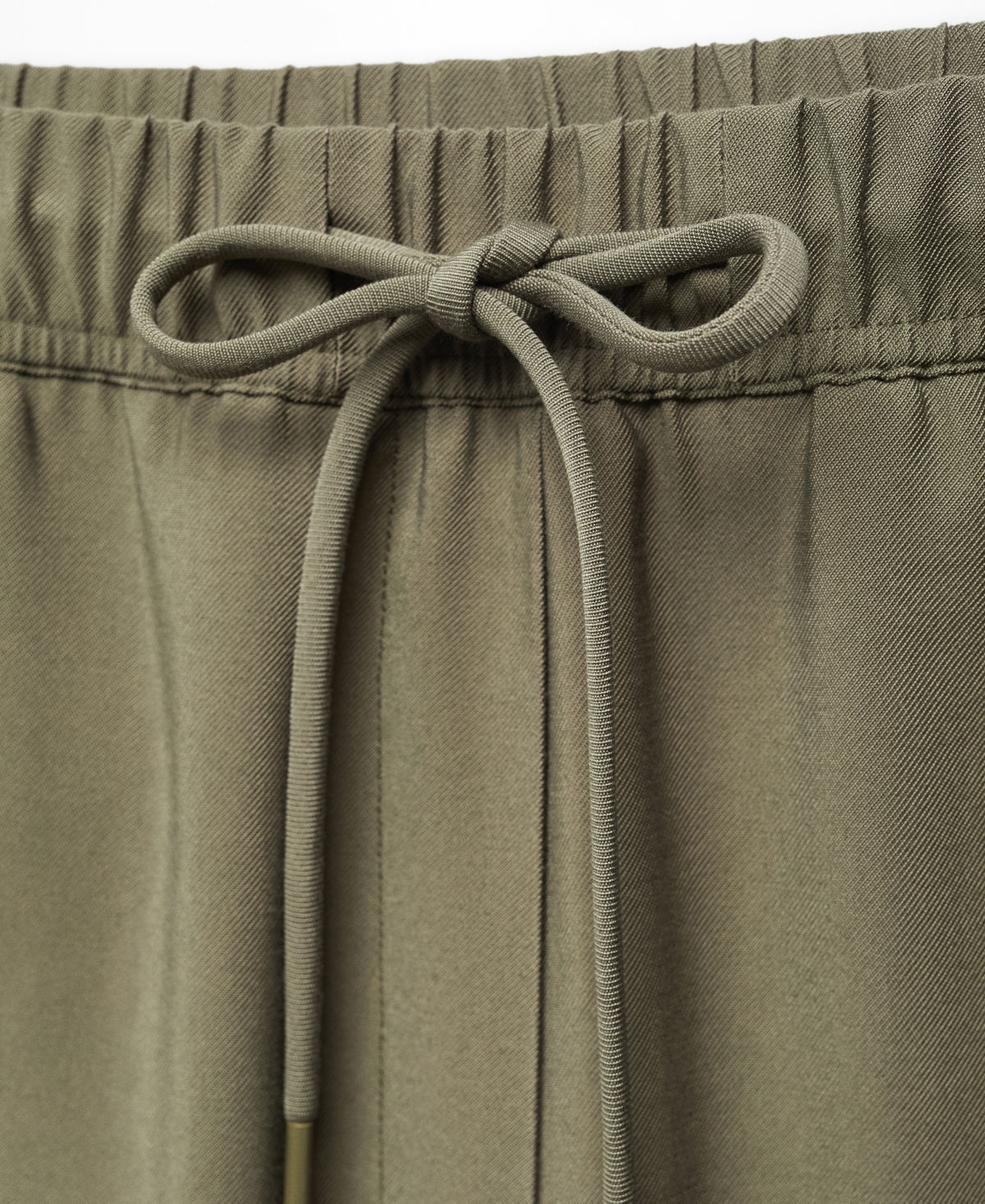Mango Women's Flowy Bow Detail Straight-Fit Pants