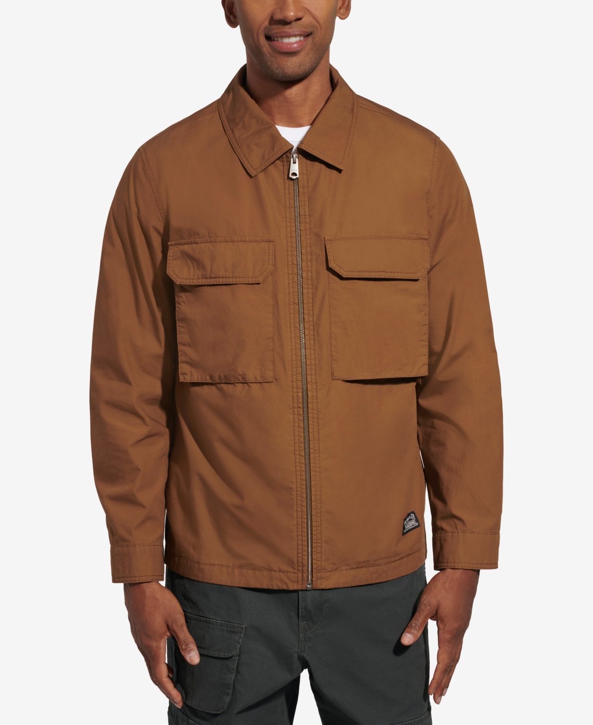 Levi's Men's Lightweight Cotton Jacket In Brown