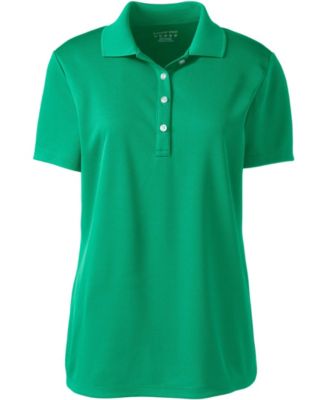Women's Short Sleeve Solid Active Polo