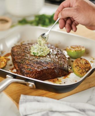 Hard Anodized Aluminum Ceramic 11.25" Nonstick Grill Pan