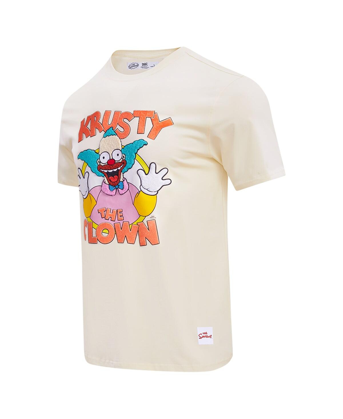 Shop Freeze Max Men's  Natural The Simpsons Krusty The Clown T-shirt