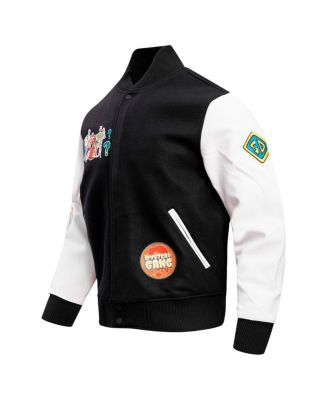 Men's Black Scooby-Doo Mystery Solvers Club Full-Zip Varsity Jacket