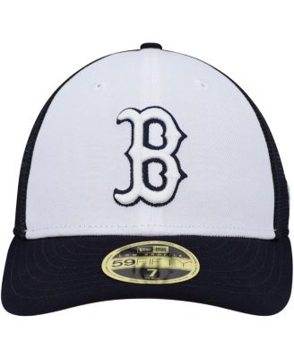 Men's White, Navy Boston Red Sox 2023 On-Field Batting Practice Low Profile 59FIFTY Fitted Hat