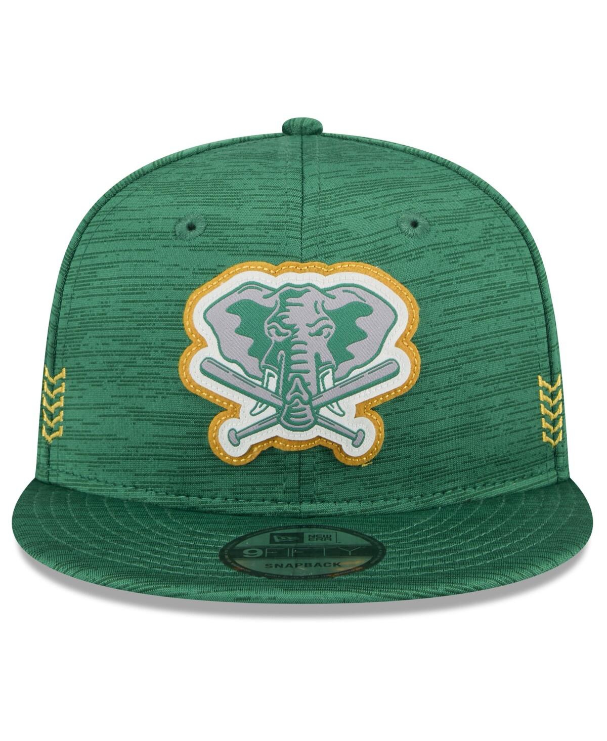 Shop New Era Men's  Green Oakland Athletics 2024 Clubhouse 9fifty Snapback Hat