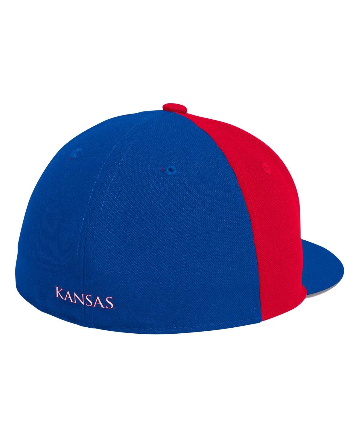 Shop Adidas Originals Men's Adidas White Kansas Jayhawks On-field Baseball Fitted Hat