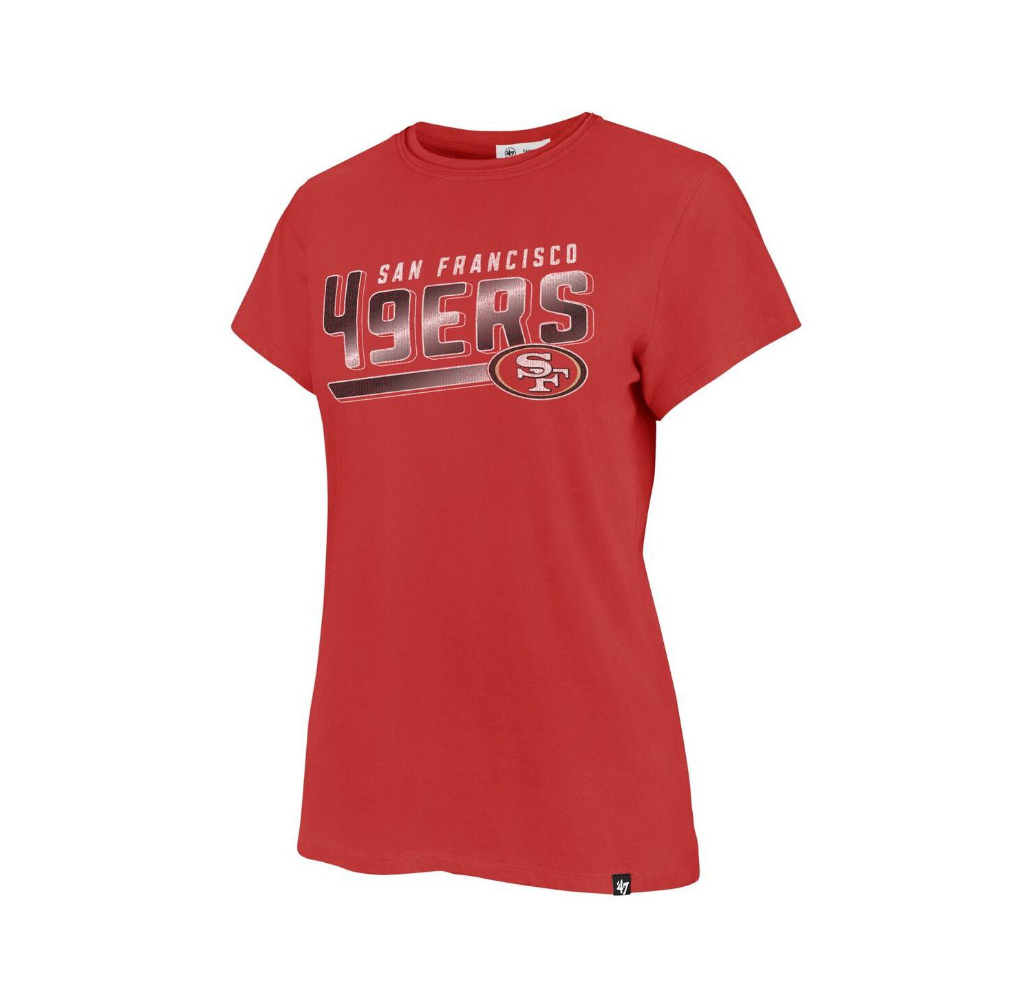 Women's Scarlet Distressed San Francisco 49ers Pep Up Frankie T-shirt