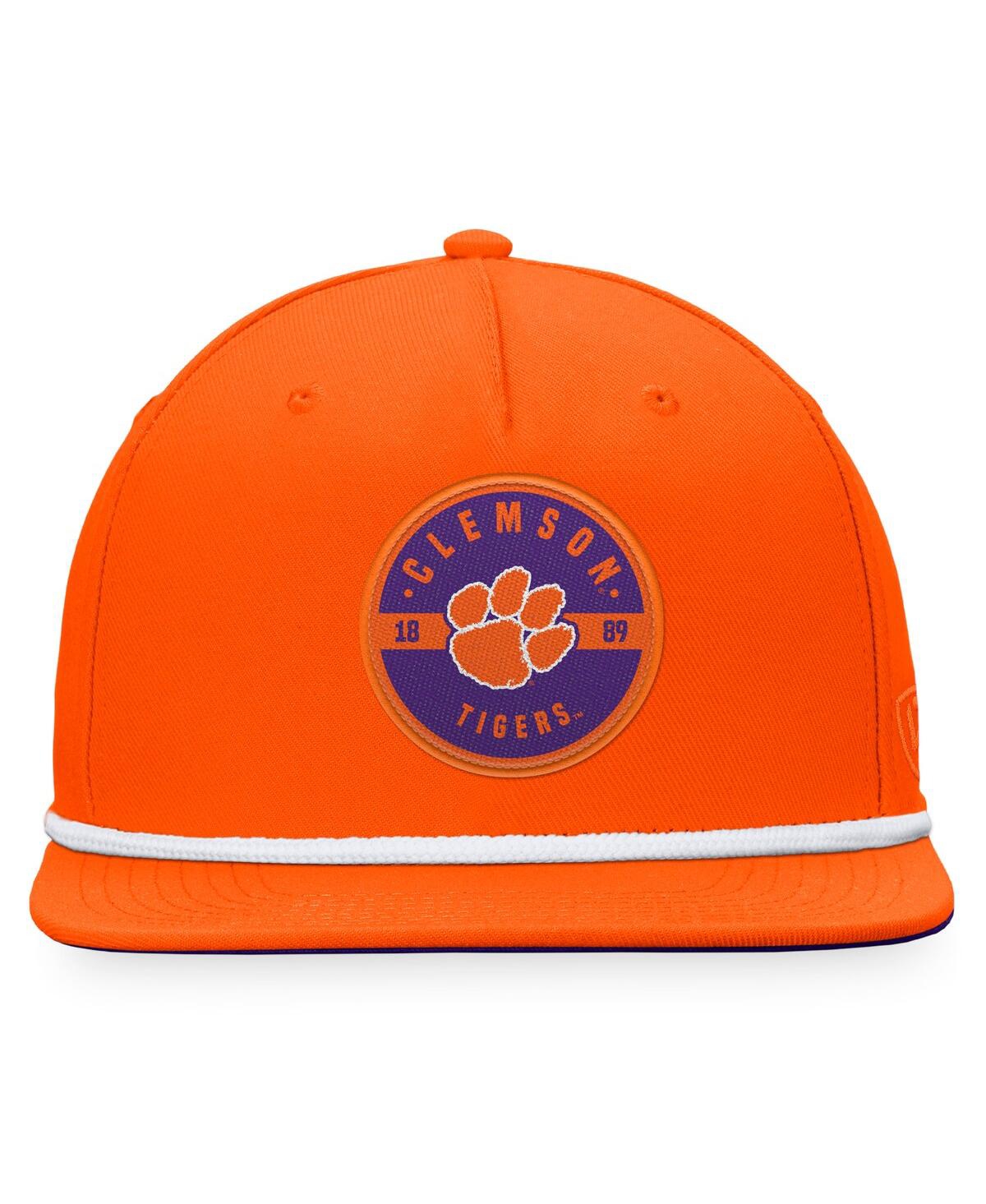 Shop Top Of The World Men's  Orange Clemson Tigers Bank Hat