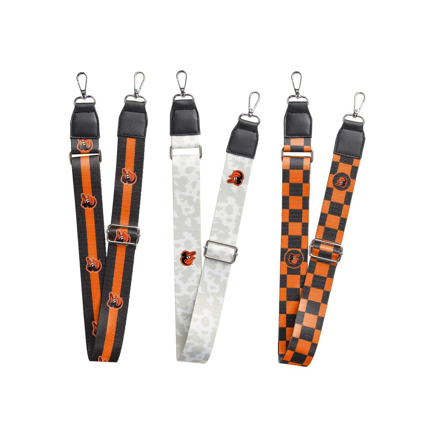 Женские сумки Logo Brands Baltimore Orioles 3-Pack Bag Strap Set — фото 1