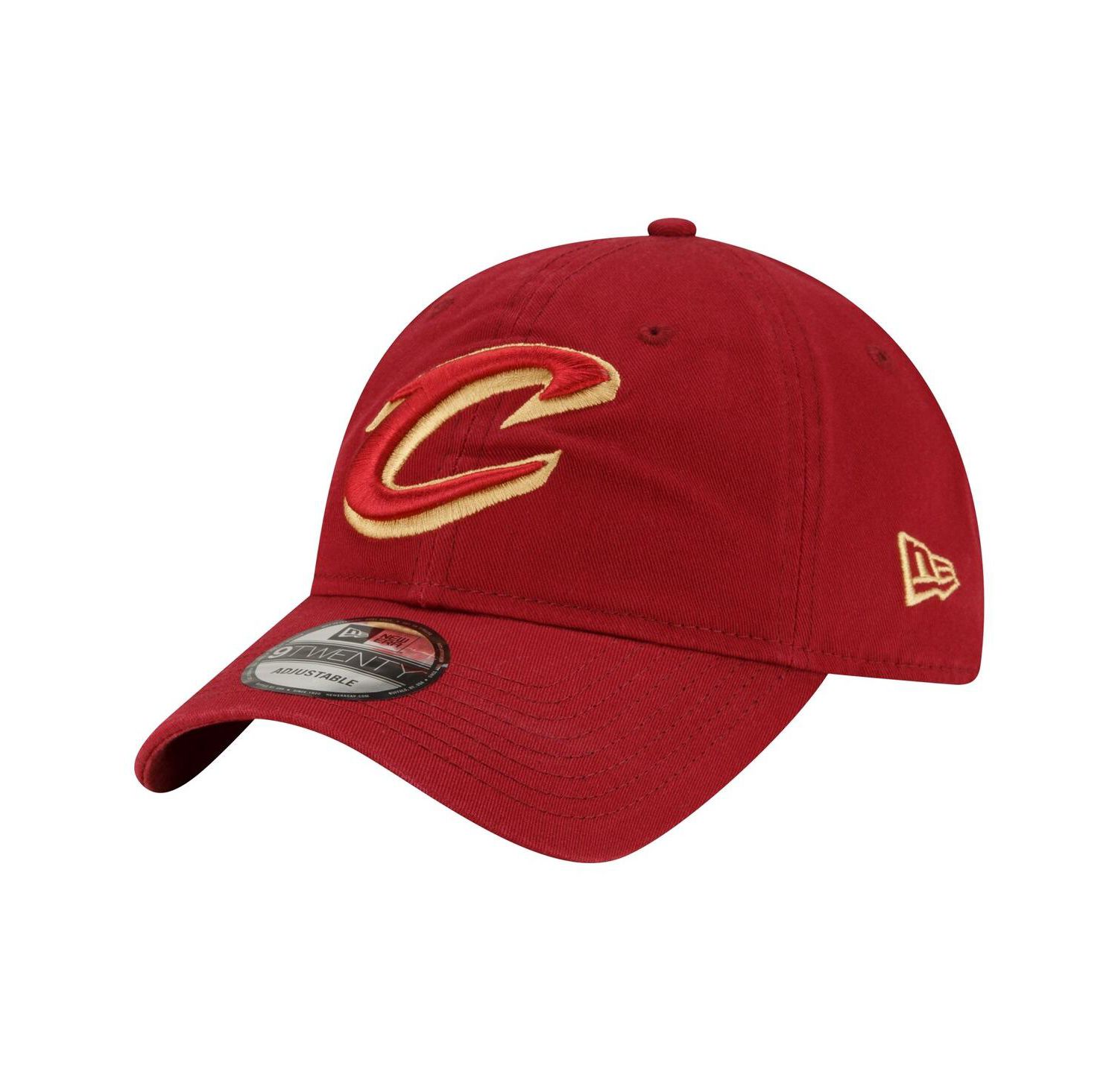 Men's Wine Cleveland Cavaliers Team 2.0 9TWENTY Adjustable Hat
