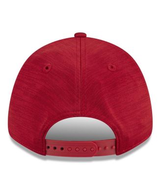 Men's Red Los Angeles Angels 2024 Clubhouse 9FORTY Adjustable Hat