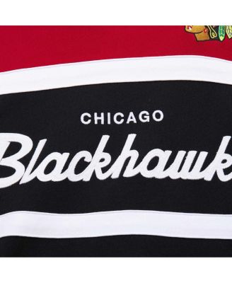 Men's Black, Red Chicago Blackhawks Head Coach Pullover Hoodie