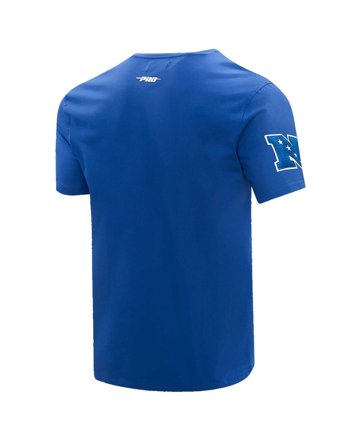 Shop Pro Standard Men's  Royal New York Giants Hybrid T-shirt