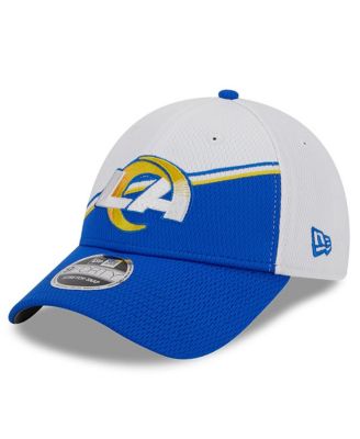 Men's White, Royal Los Angeles Rams 2023 Sideline 9FORTY Adjustable Hat