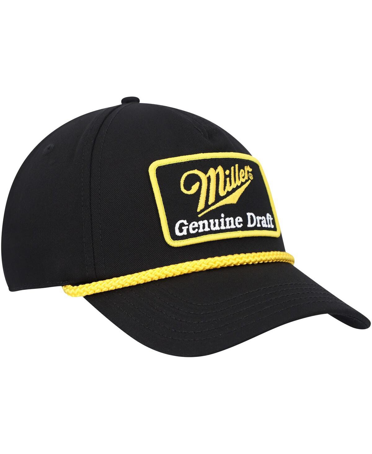 AMERICAN NEEDLE MEN'S AMERICAN NEEDLE BLACK MILLER ROSCOE ADJUSTABLE HAT 