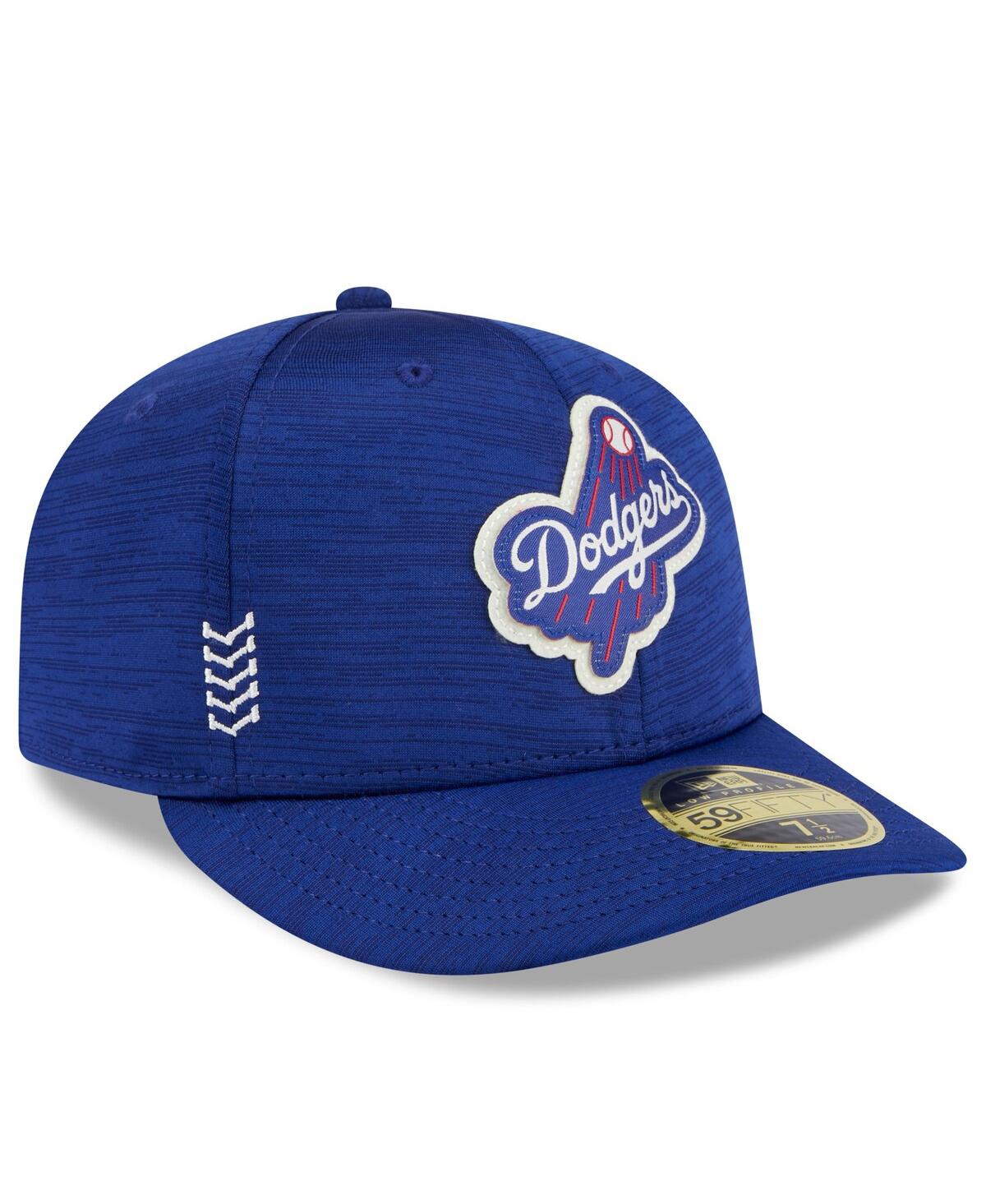 Shop New Era Men's  Royal Los Angeles Dodgers 2024 Clubhouse Low Profile 59fifty Fitted Hat