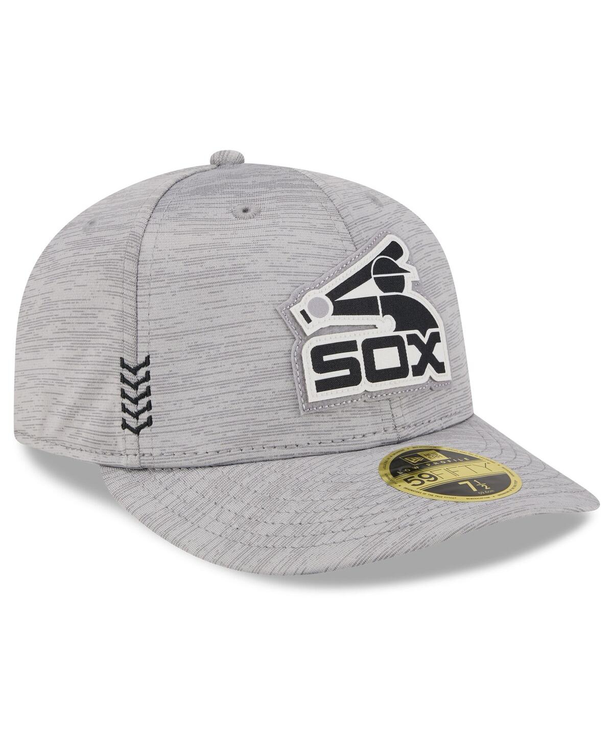 Shop New Era Men's  Gray Chicago White Sox 2024 Clubhouse Low Profile 59fifty Fitted Hat