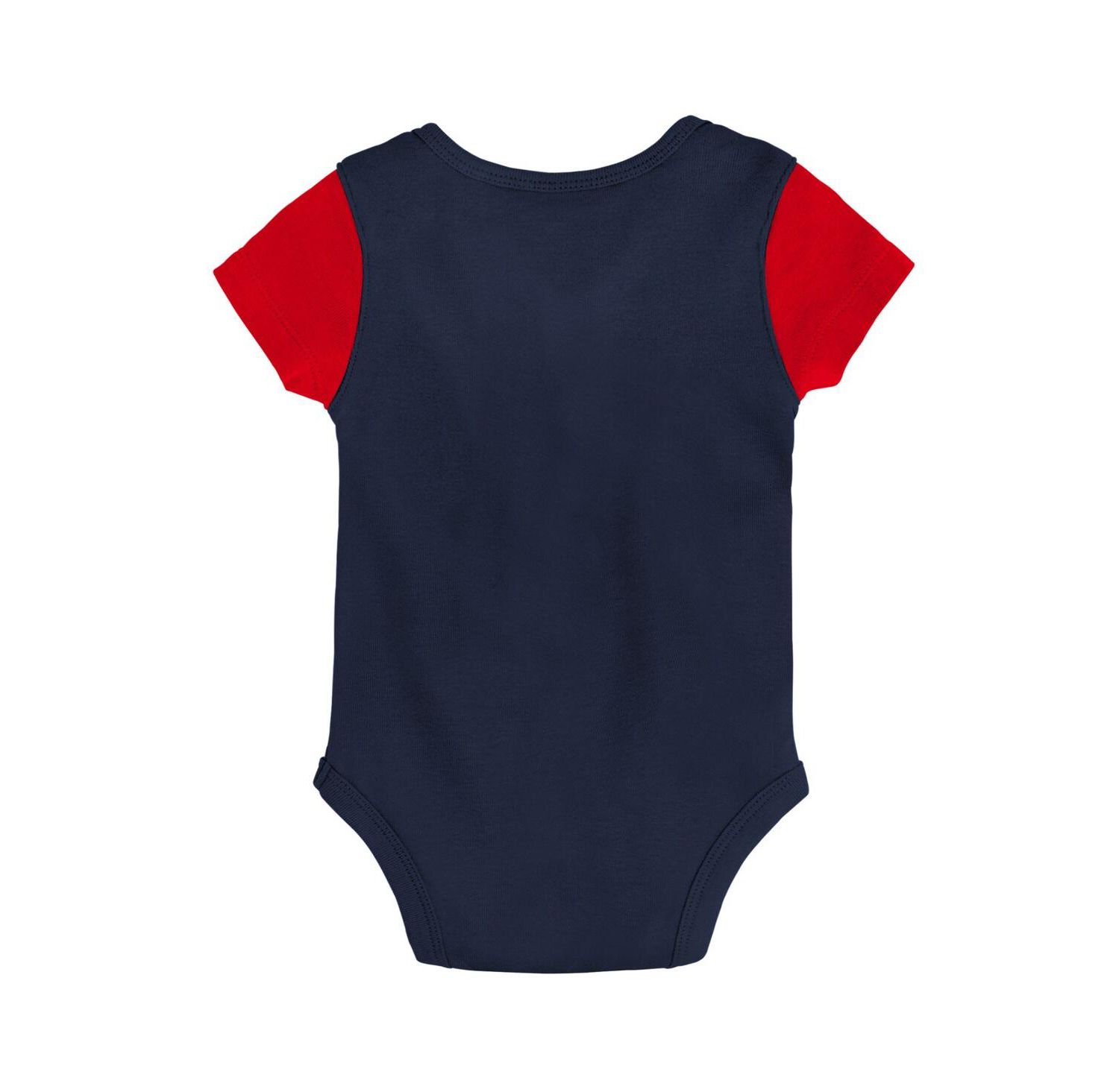 Baby Boys and Girls Navy, Red Minnesota Twins Little Champ Three-Pack Bodysuit Bib and Booties Set